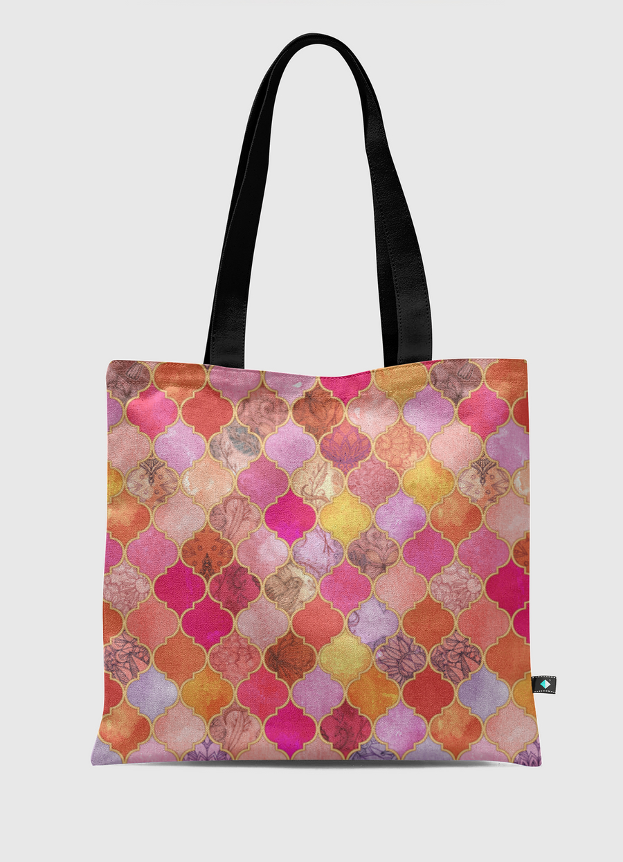 Hot Pink Moroccan Tiles