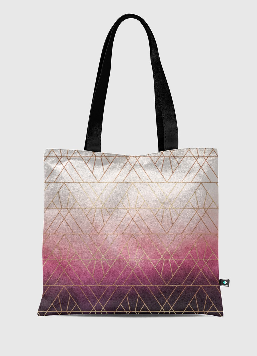 Pink Ombre Triangles