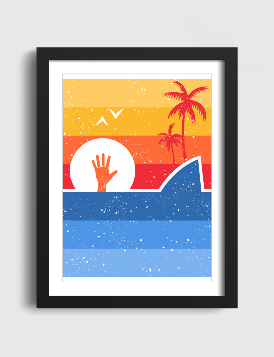 Retro attack shark