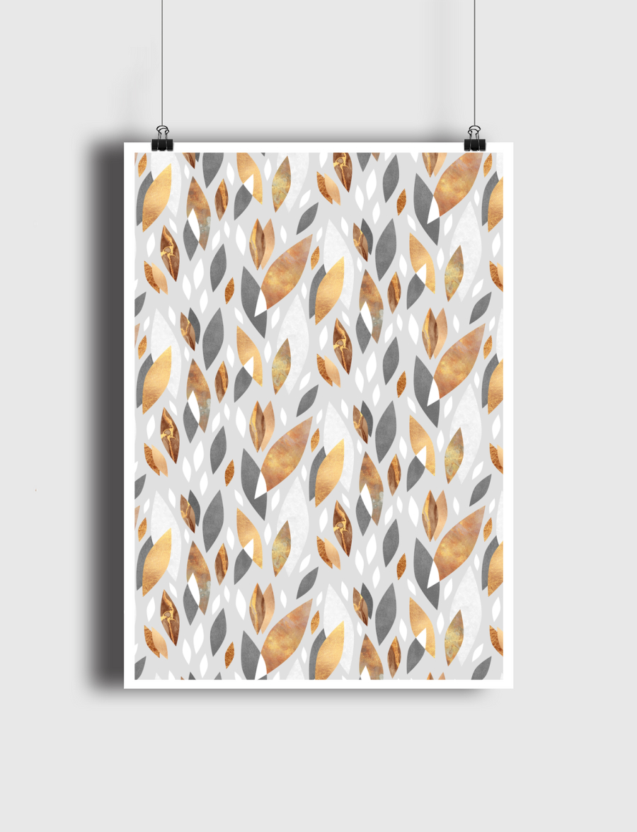 Falling Gold Leaves