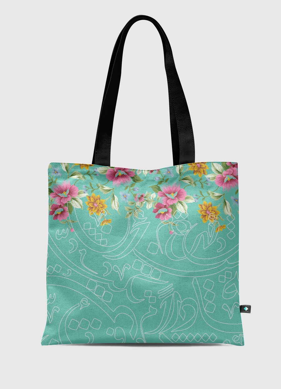 Floral calligraphy