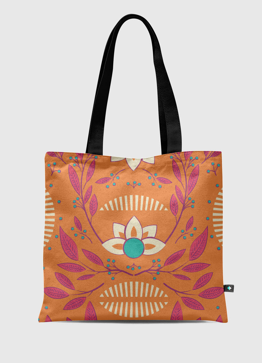 Orange Floral 003