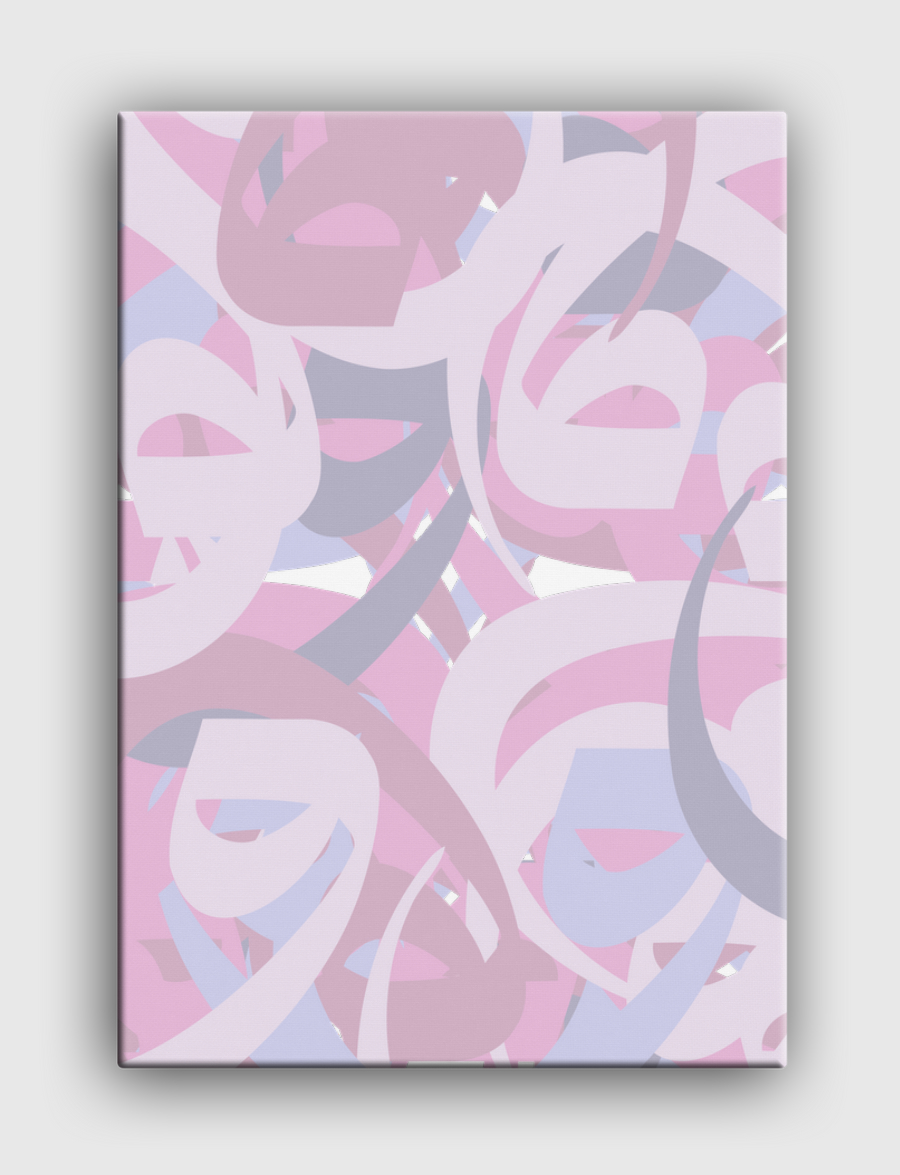 calligraphy pink