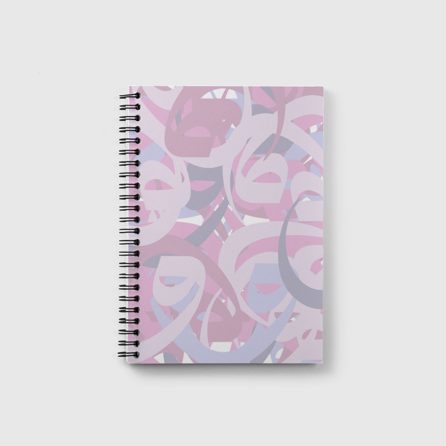 calligraphy pink