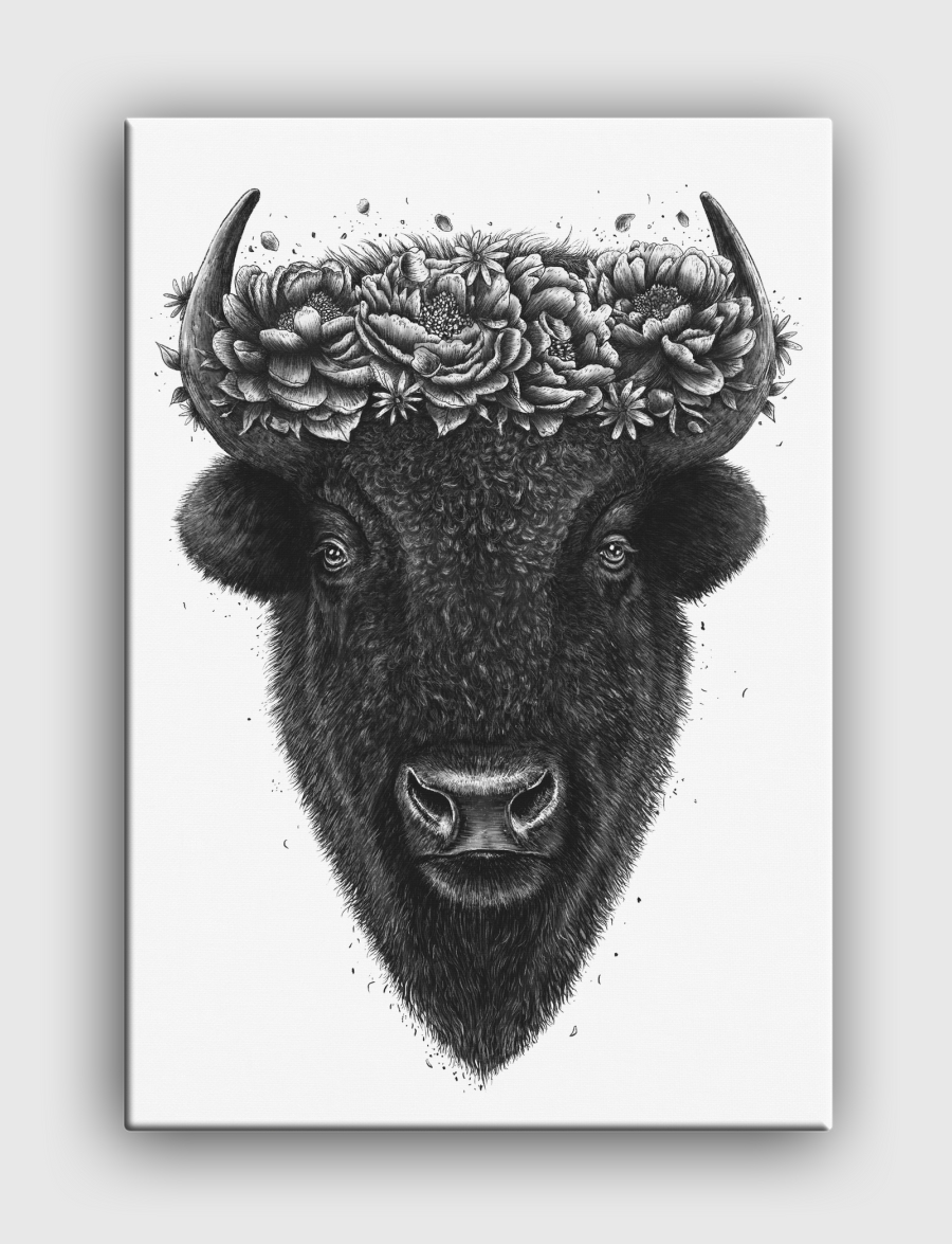 Floral Bison