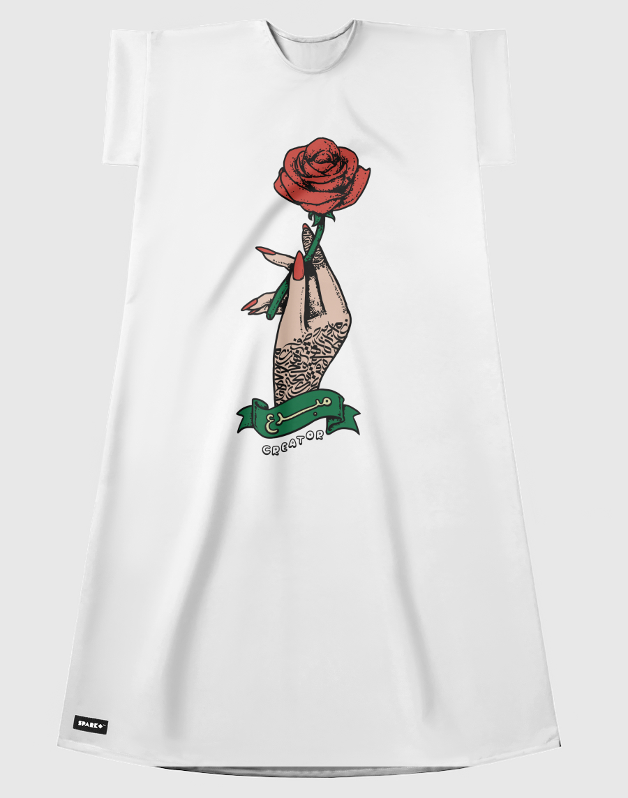 Calligraphy & Roses