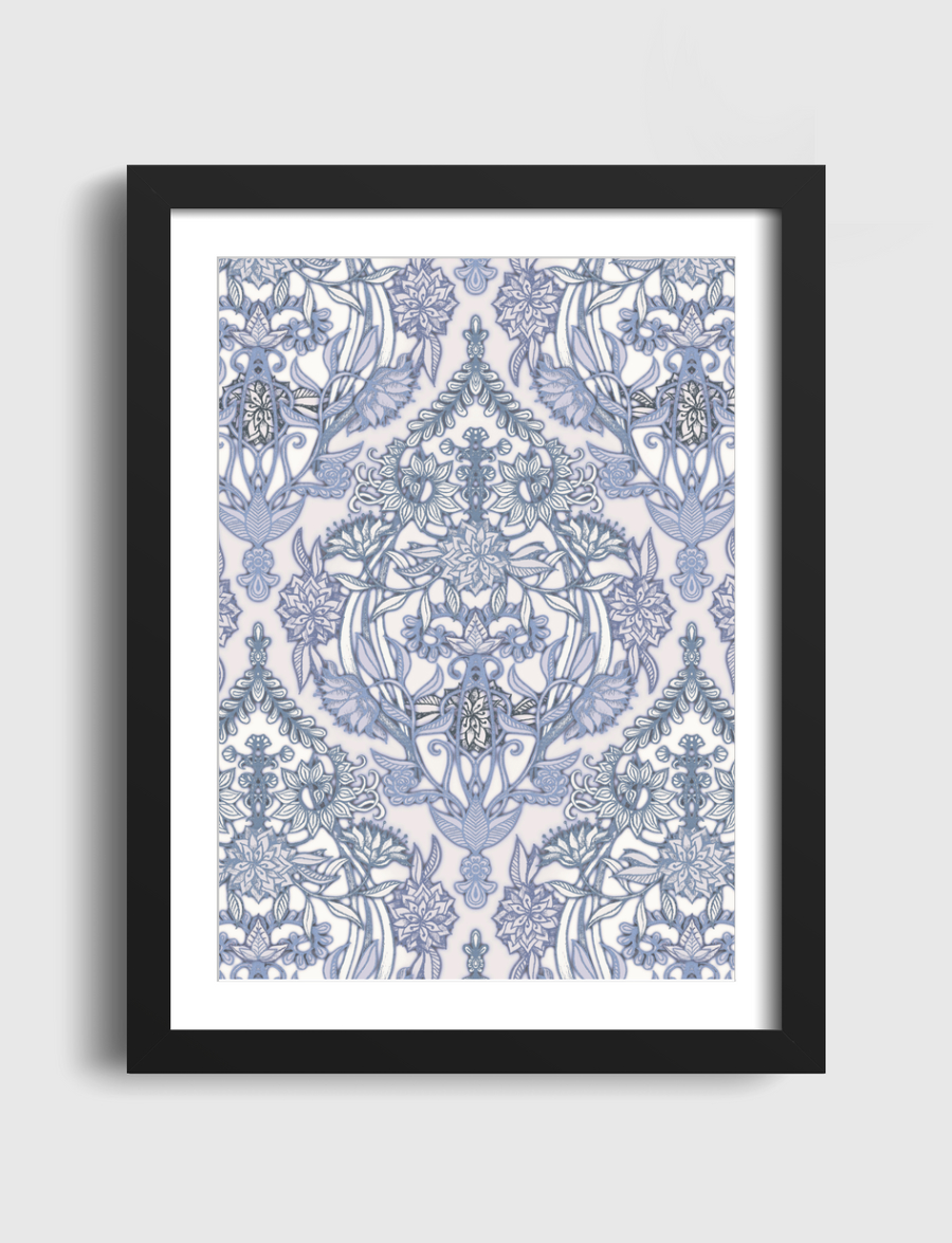 Lilac + Grey Botanical