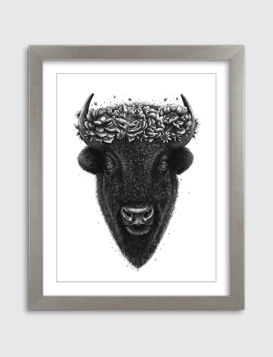 Floral Bison