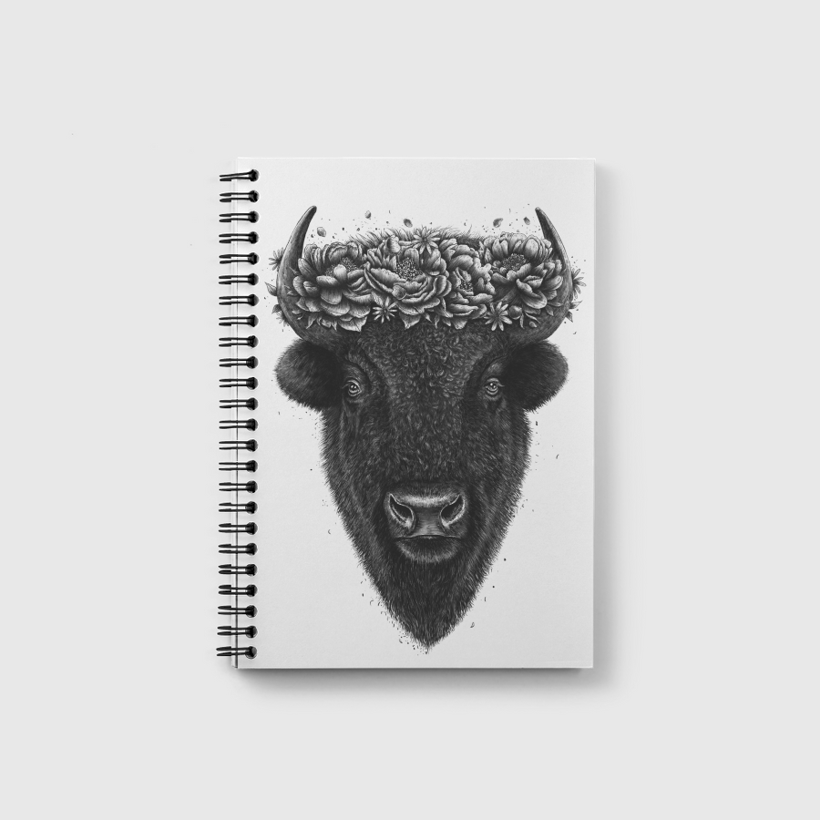 Floral Bison