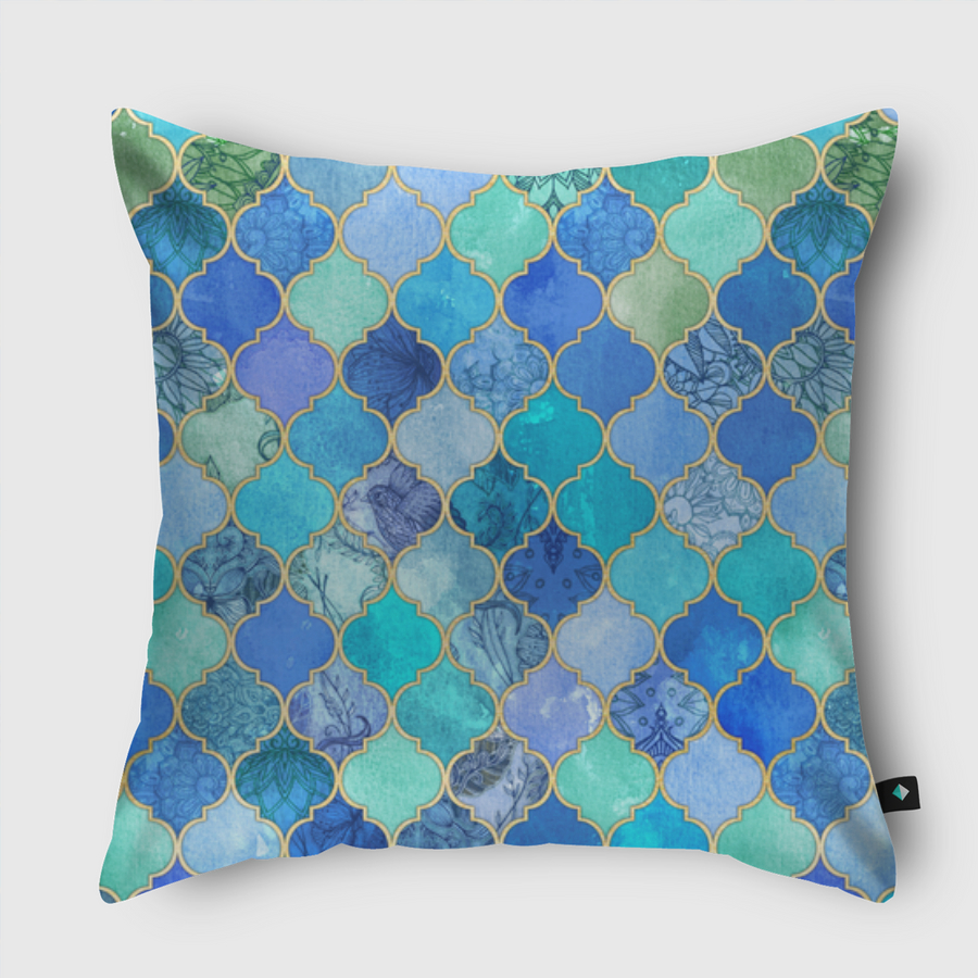 Cobalt Blue Moroccan Tiles