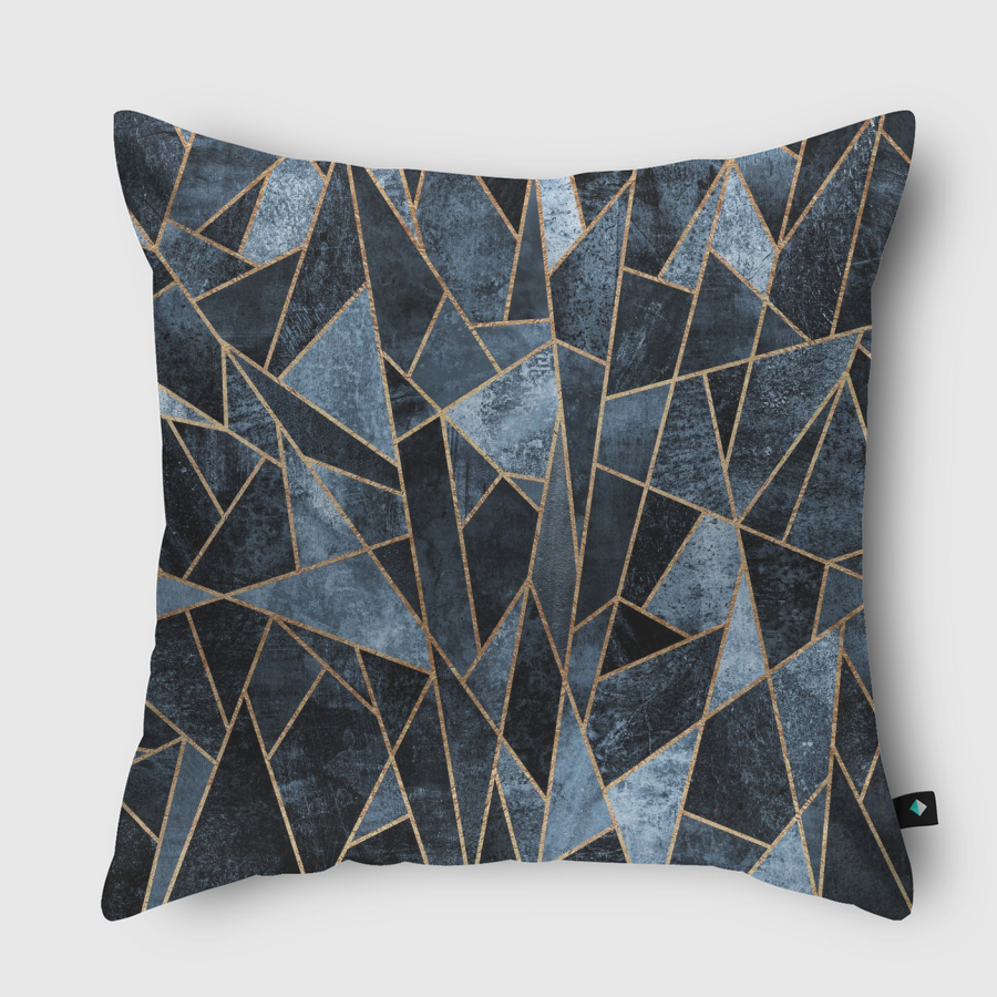 Shattered Soft Dark Blue