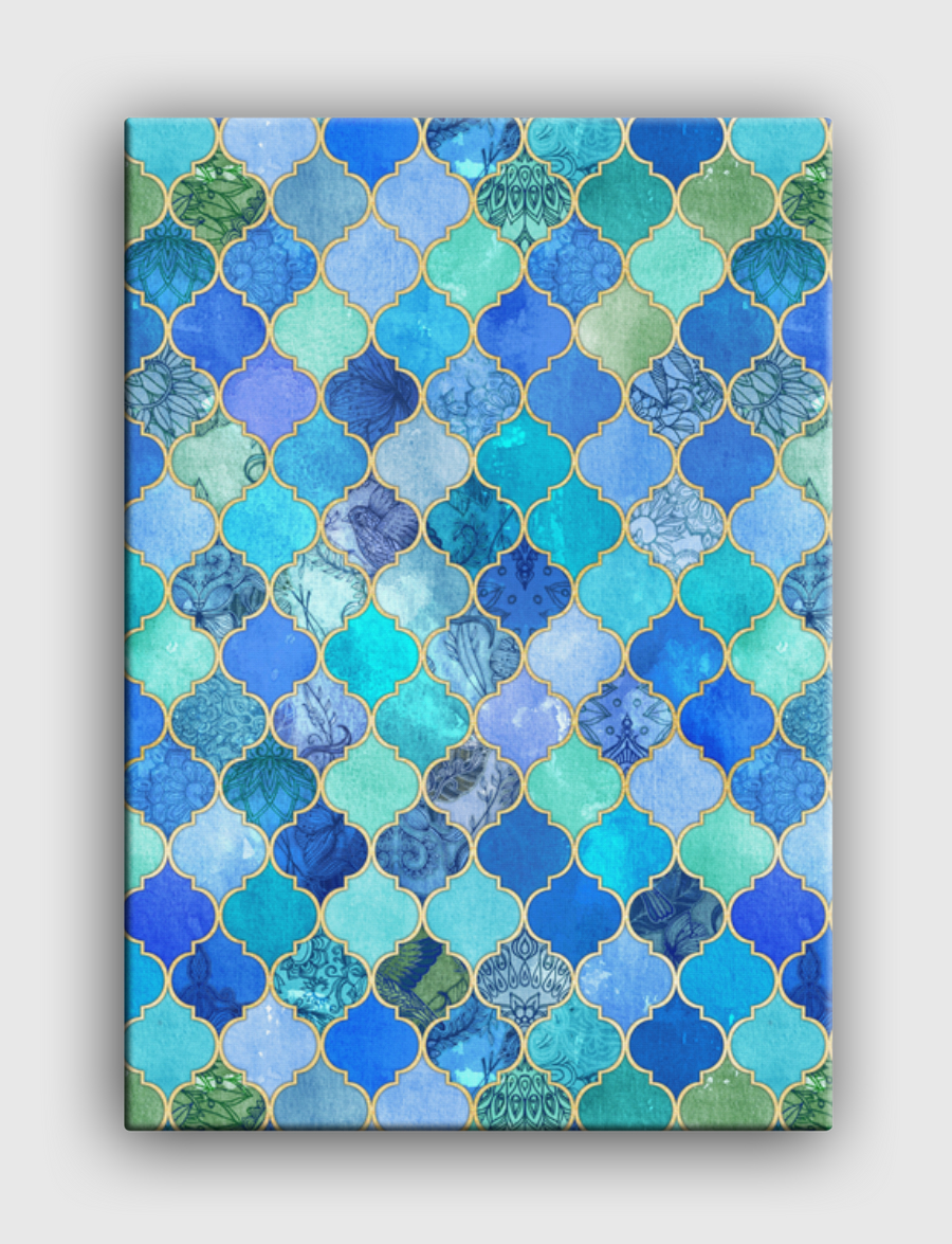 Cobalt Blue Moroccan Tiles